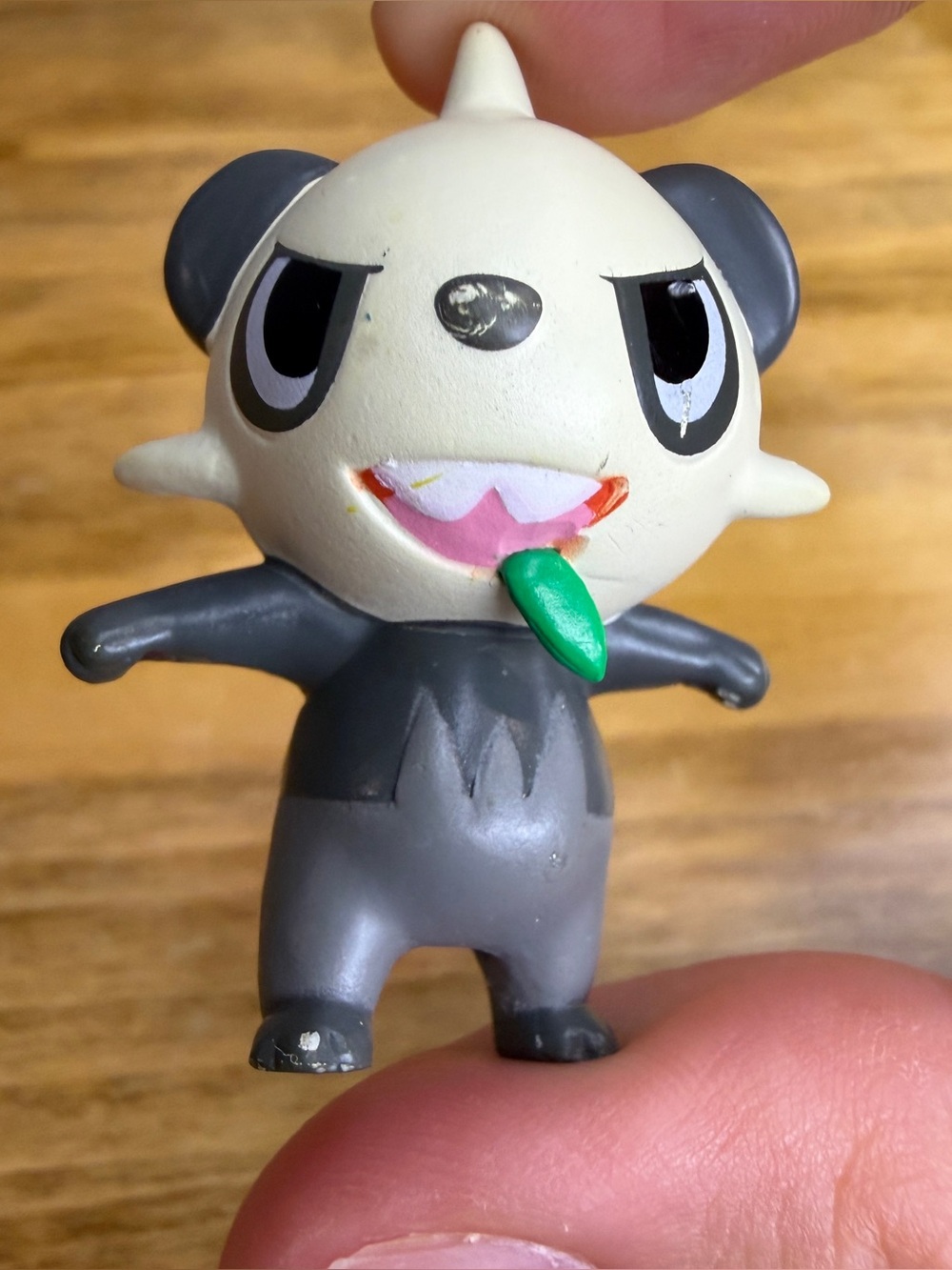 Pokemon Pancham Figure 2016 TOMY Action Toy